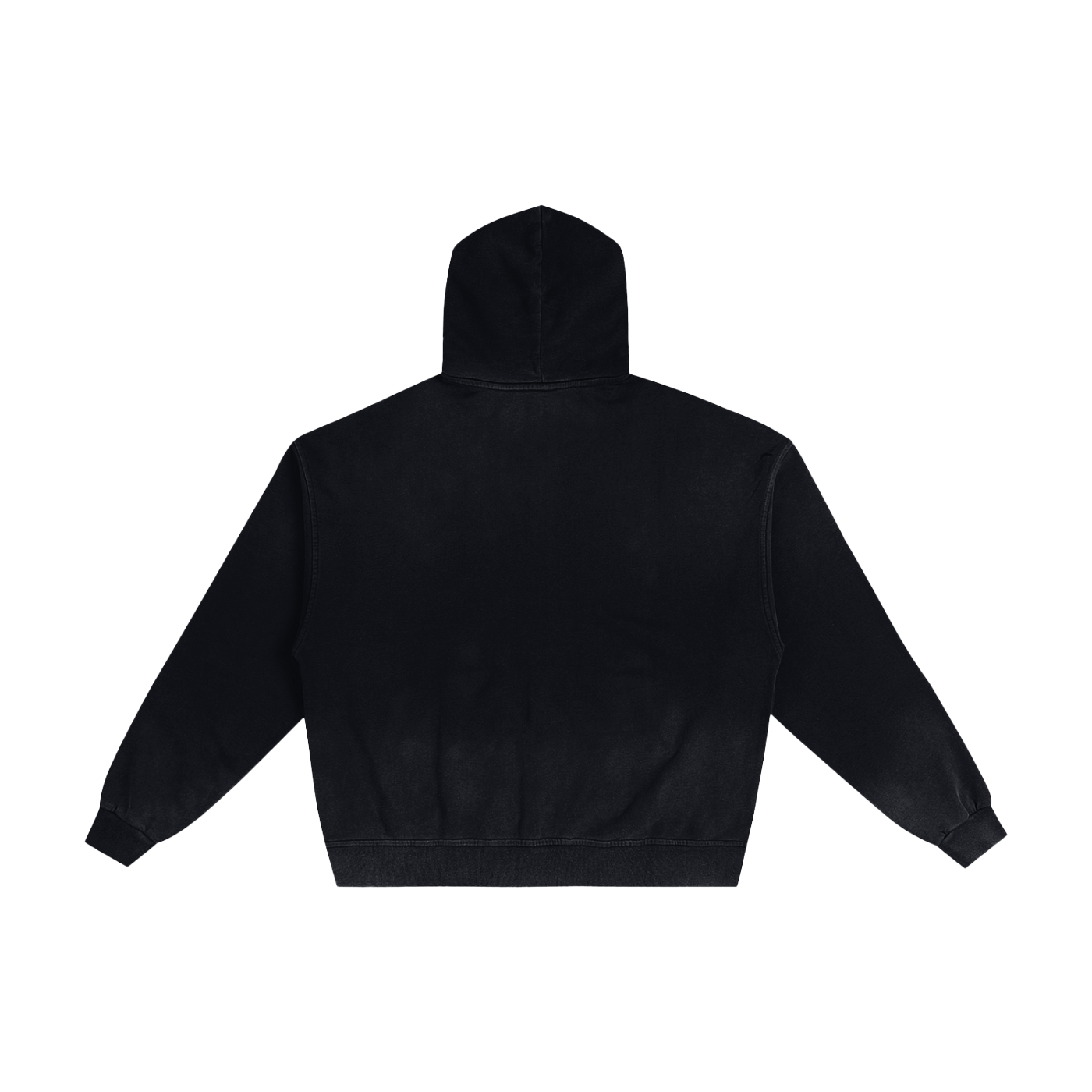 009 Hand-Frayed Sunfade Zip Hoodie