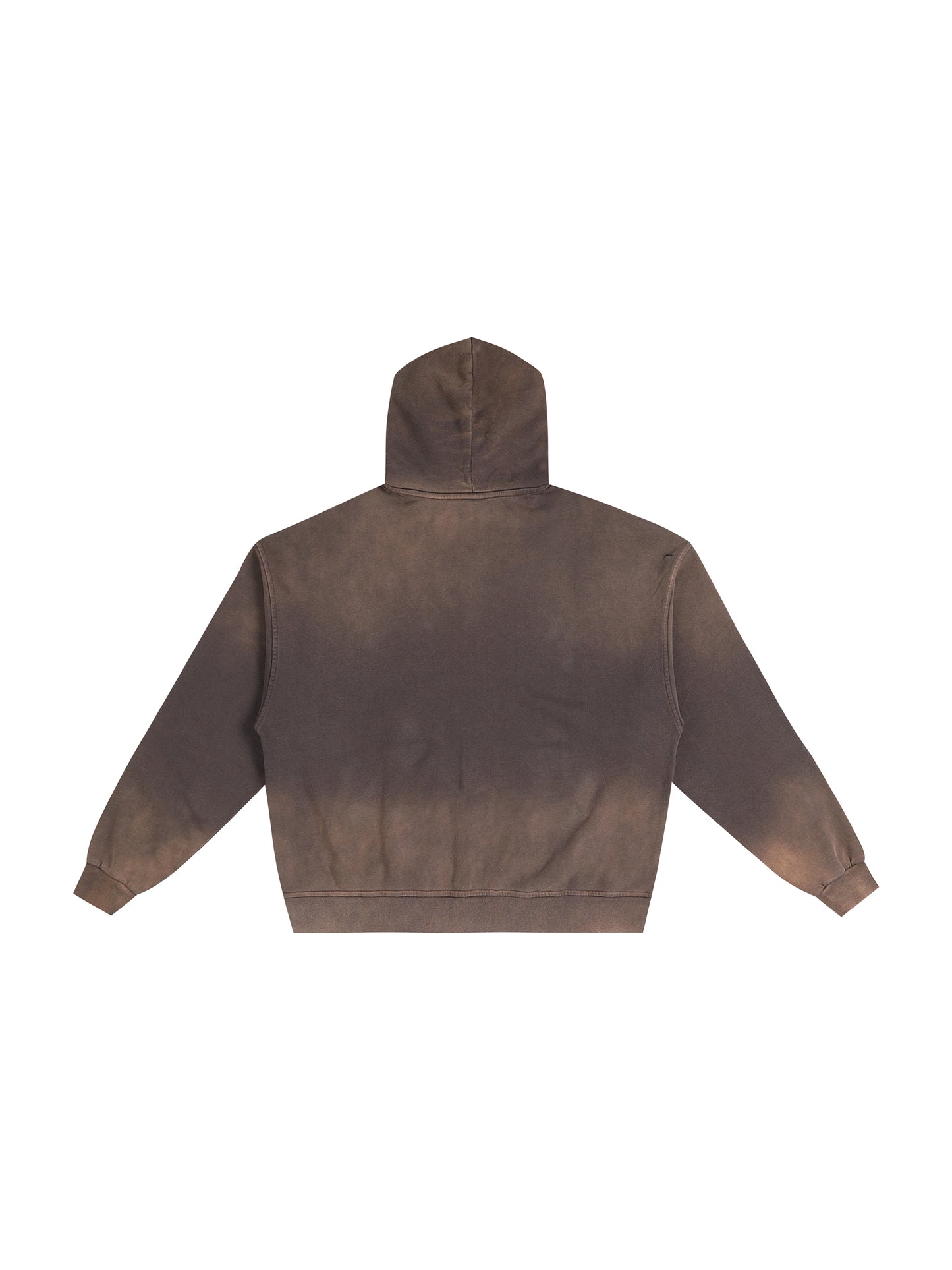 009 Hand-Frayed Sunfade Zip Hoodie